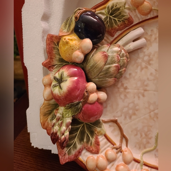 Fitz And Floyd Venetian Romance Platter - Picture 2 of 7